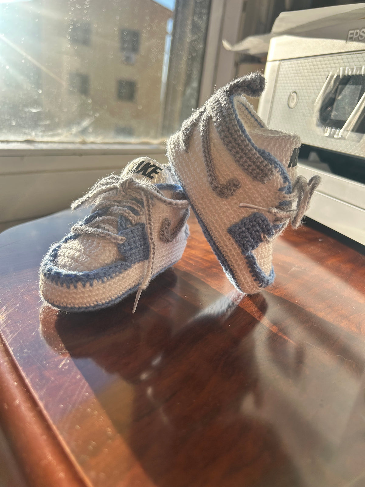 Zapatillas Crochet para Bebé Tipo Sneaker