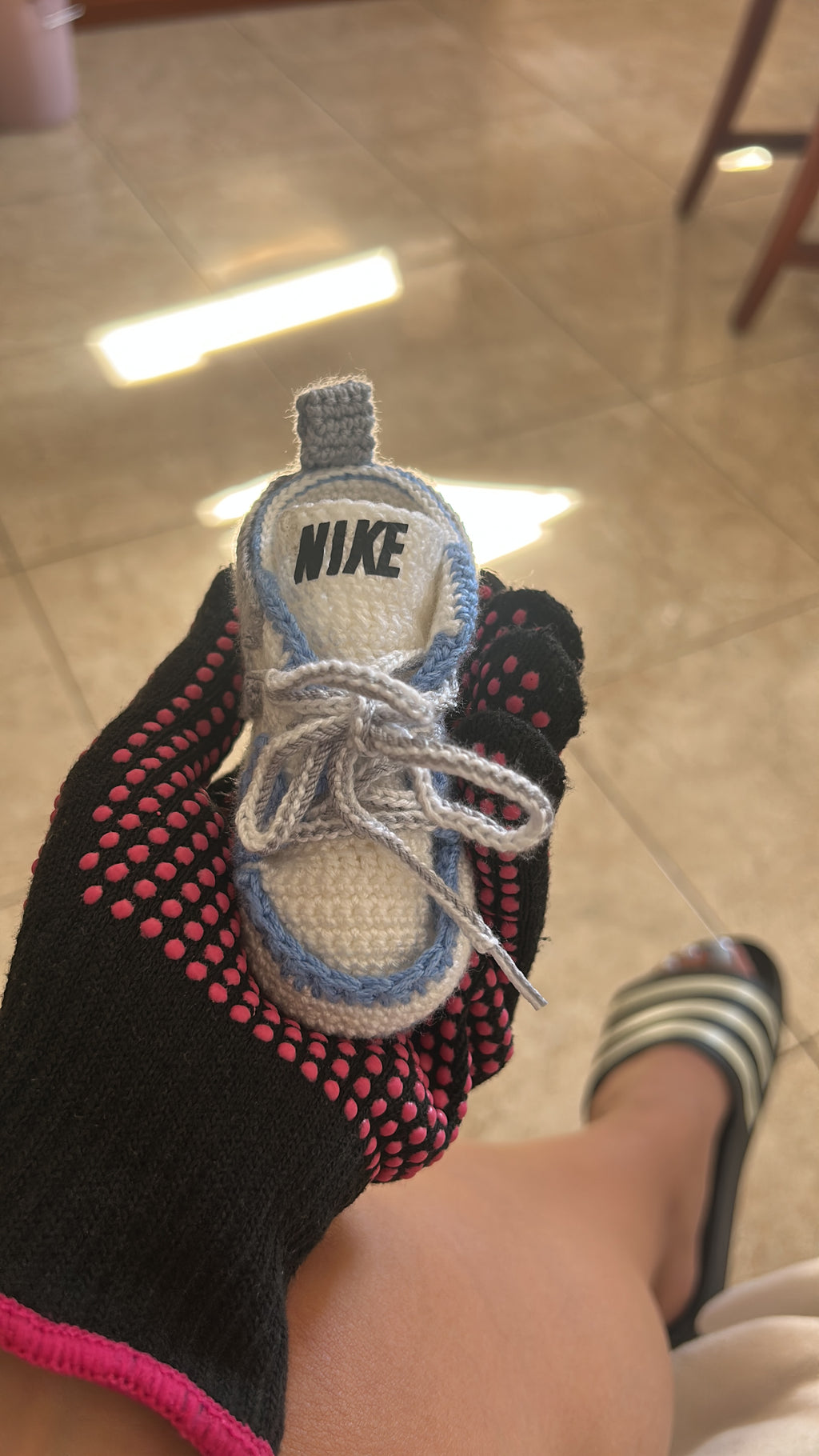 Zapatillas Crochet para Bebé Tipo Sneaker