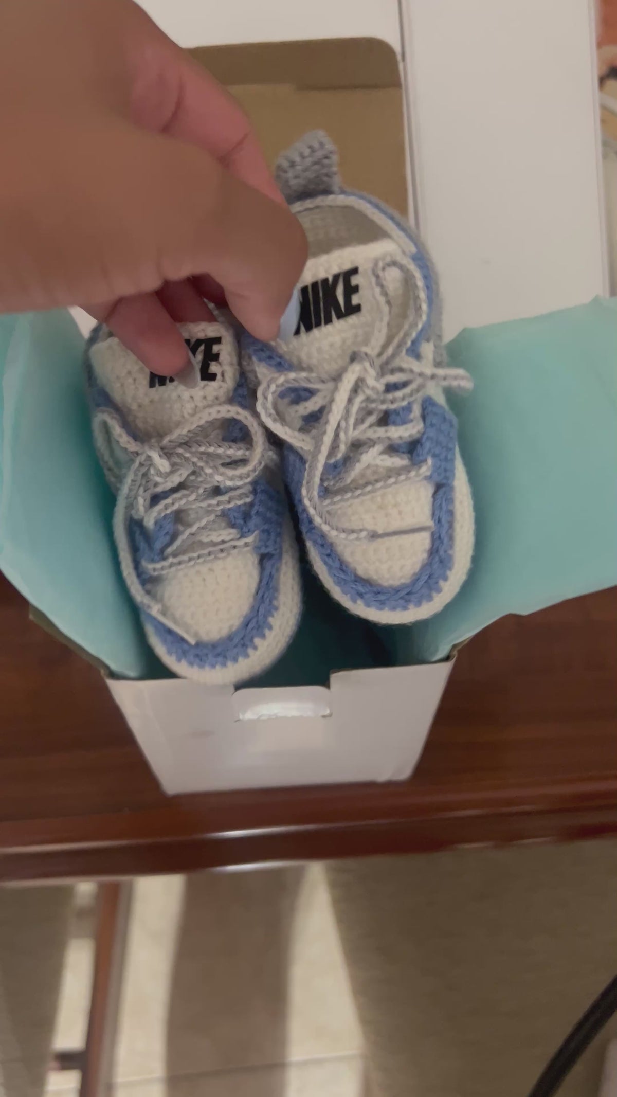 Zapatillas Crochet para Bebé Tipo Sneaker